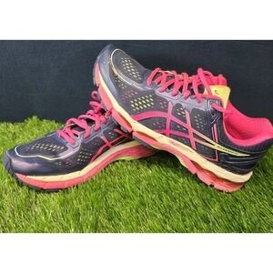 ASICS Gel Kayano 22 Running Shoes Blue Pink T597N Women's Sz 8.5